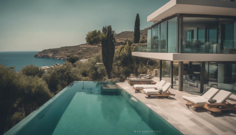 luxury villa in crete